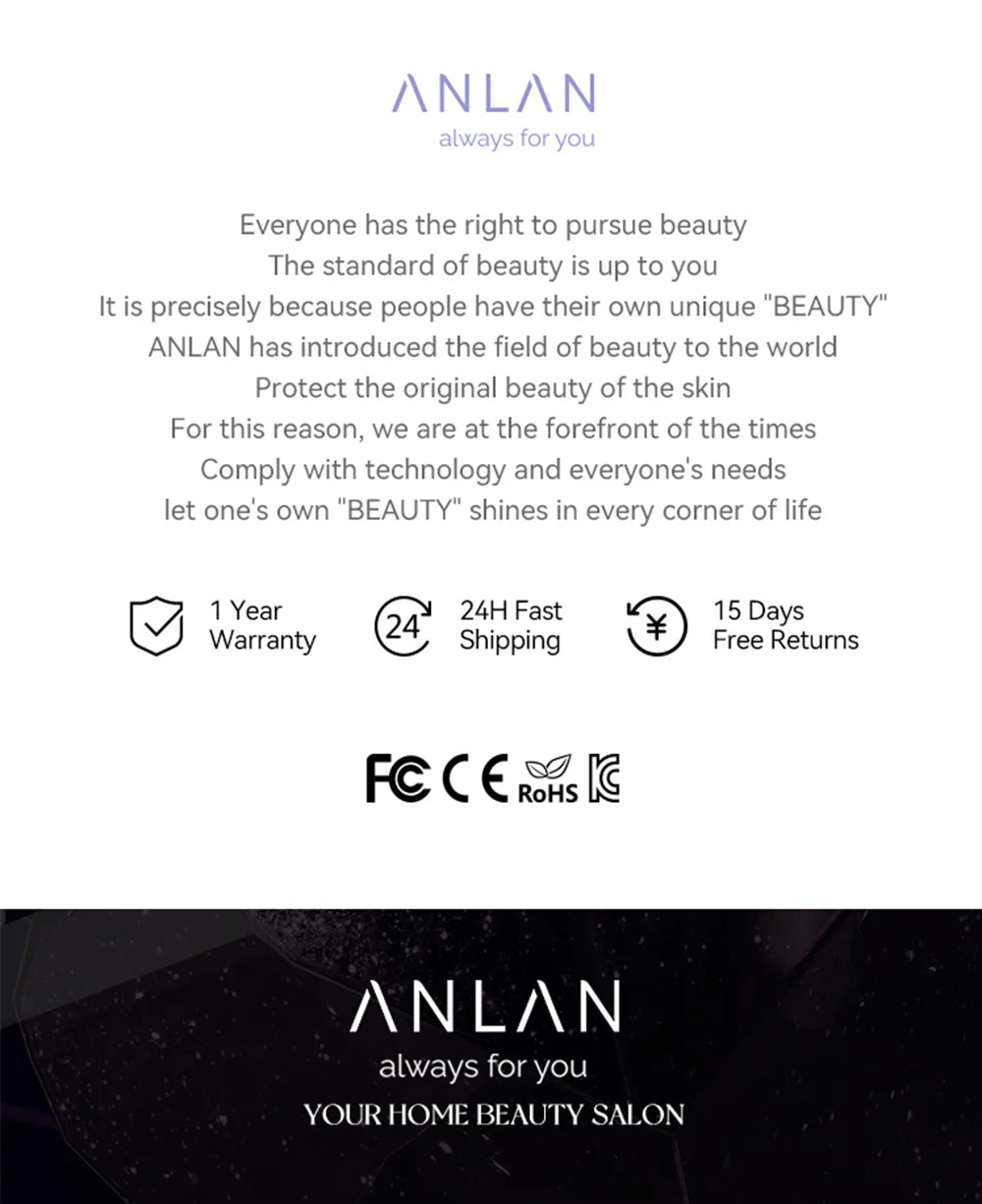ANLAN Ultrasonic Skin Scrubber & EMS Face Lifter