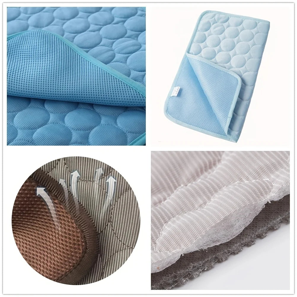 Extra Large Dog Cooling Mat – Summer Pet Ice Pad for Dogs & Cats