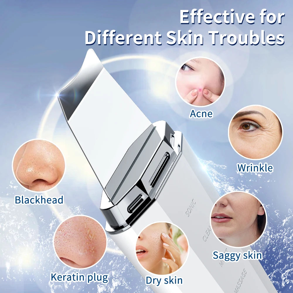 ANLAN Ultrasonic Skin Scrubber & EMS Face Lifter