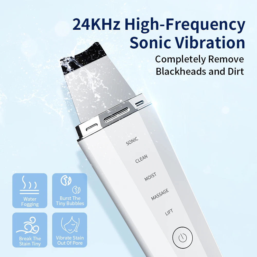 ANLAN Ultrasonic Skin Scrubber & EMS Face Lifter