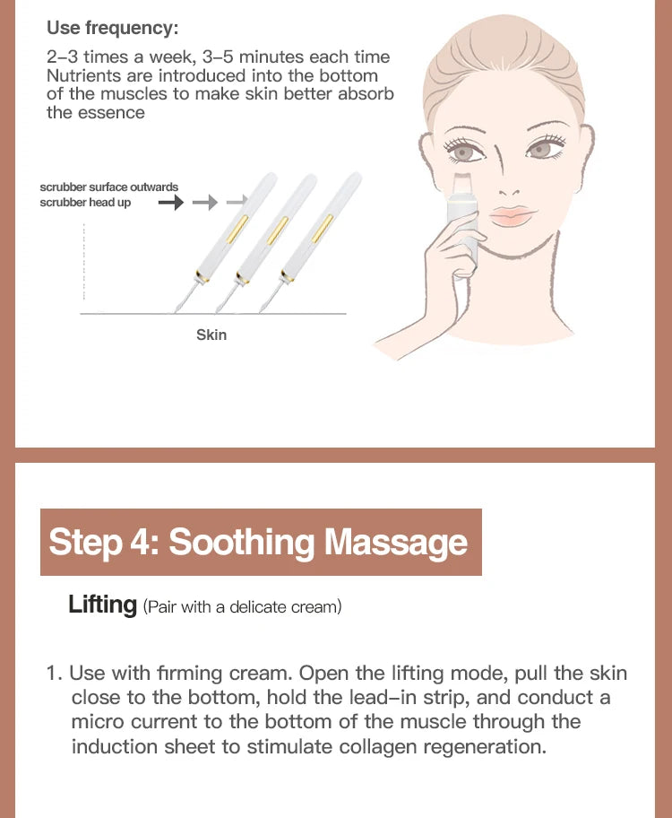 Ultrasonic Skin Scrubber & Blackhead Remover