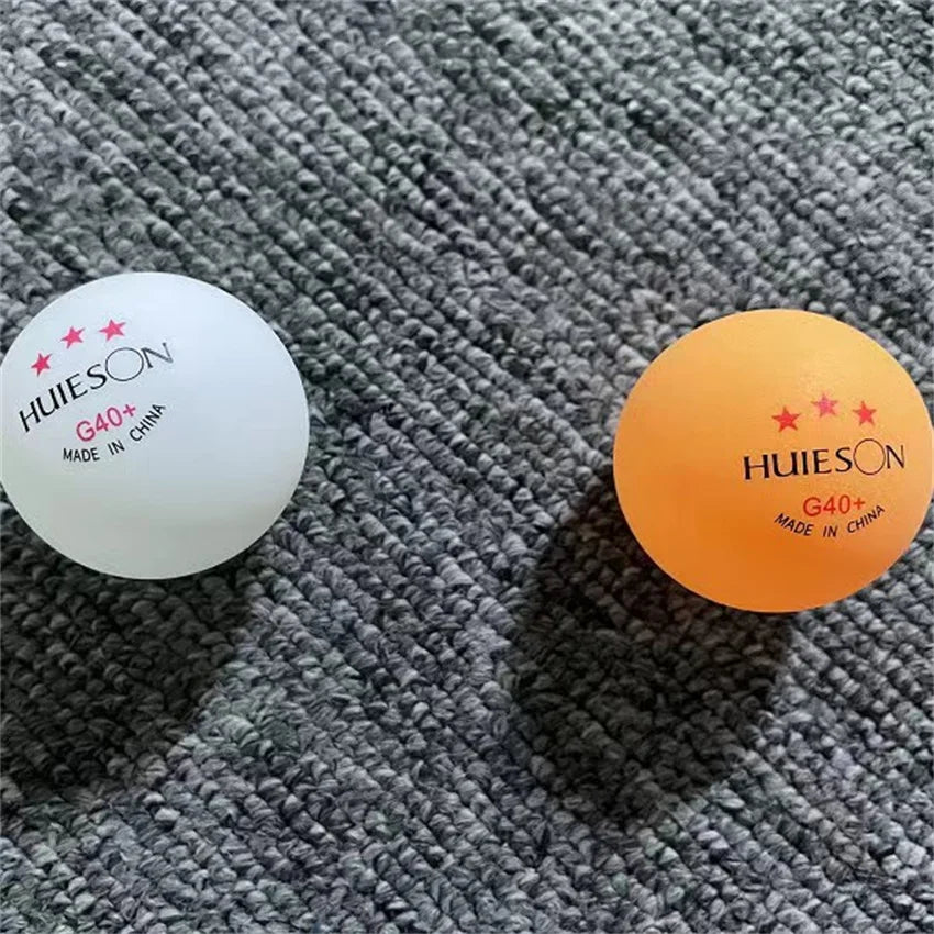 Huieson 3-Star ABS 40+ Ping Pong Balls (20–100pcs)
