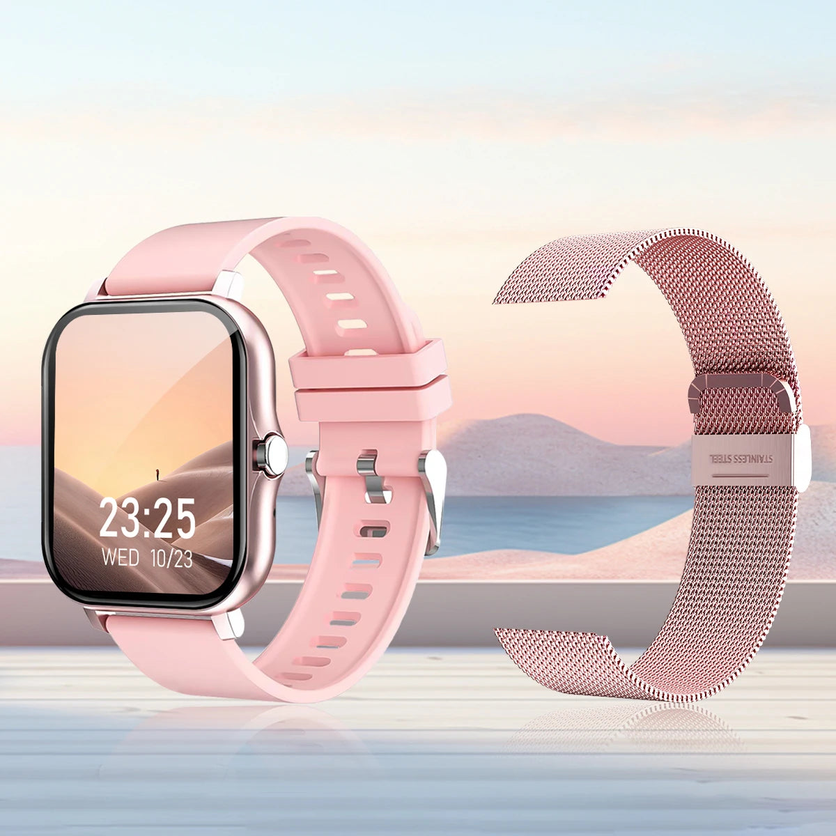 Smartwatch with Wireless Calling & Fitness Monitoring
