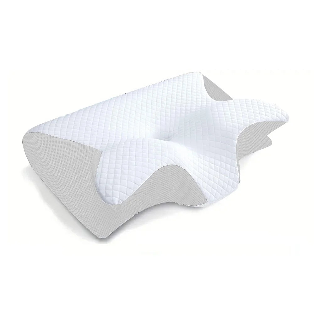 2-in-1 Memory Foam Cervical Neck Pillow
