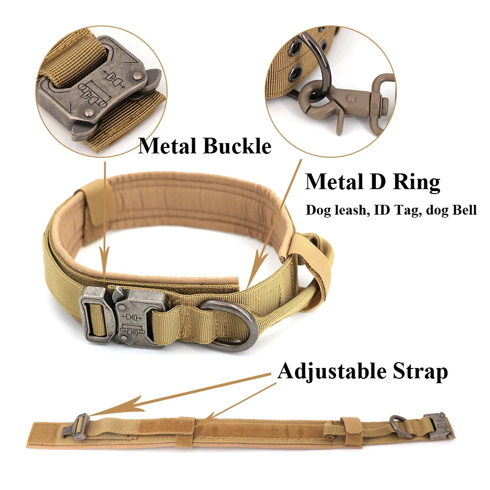 Large Dog Harness & Leash Set with Collar
