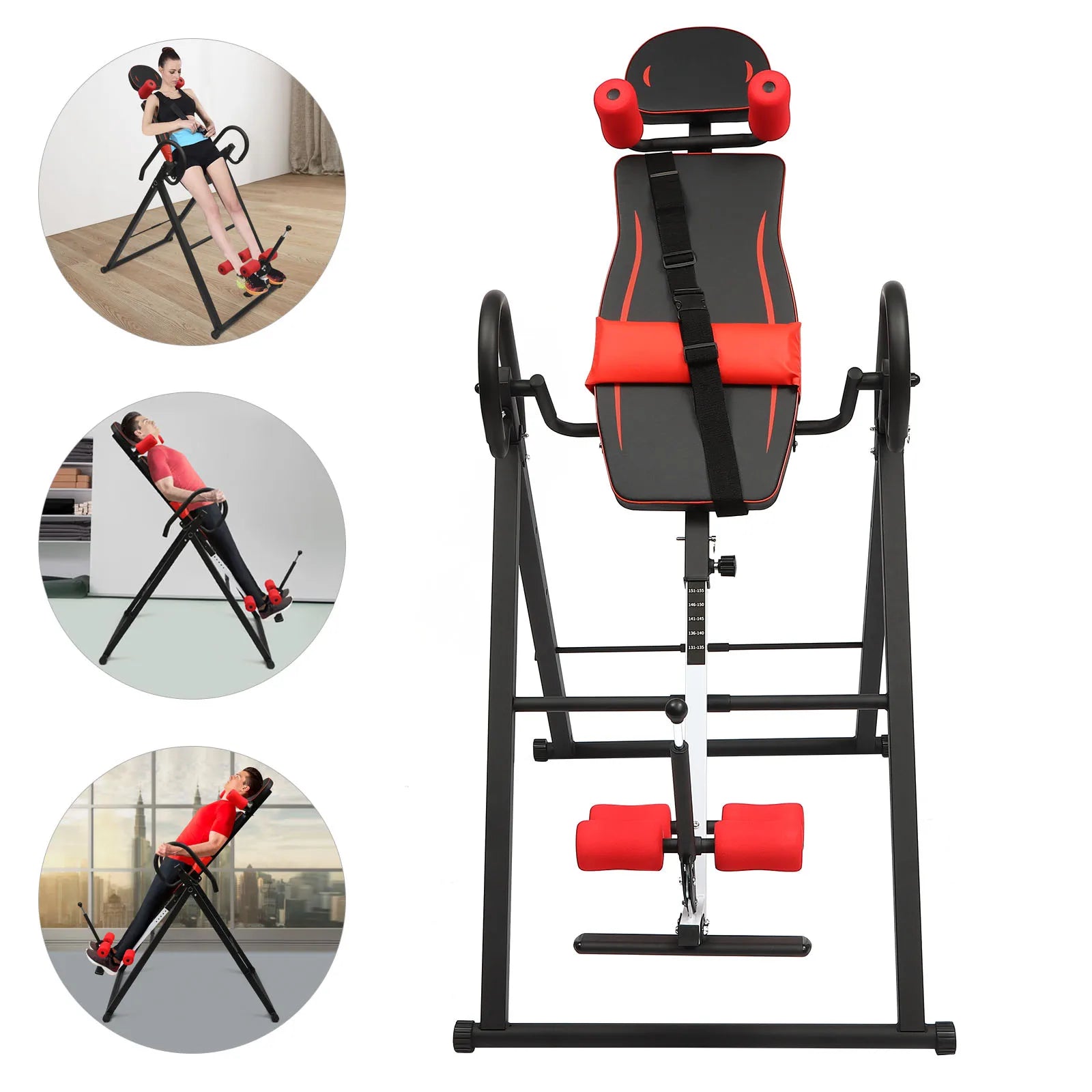 Foldable Inversion Table for Back Relief