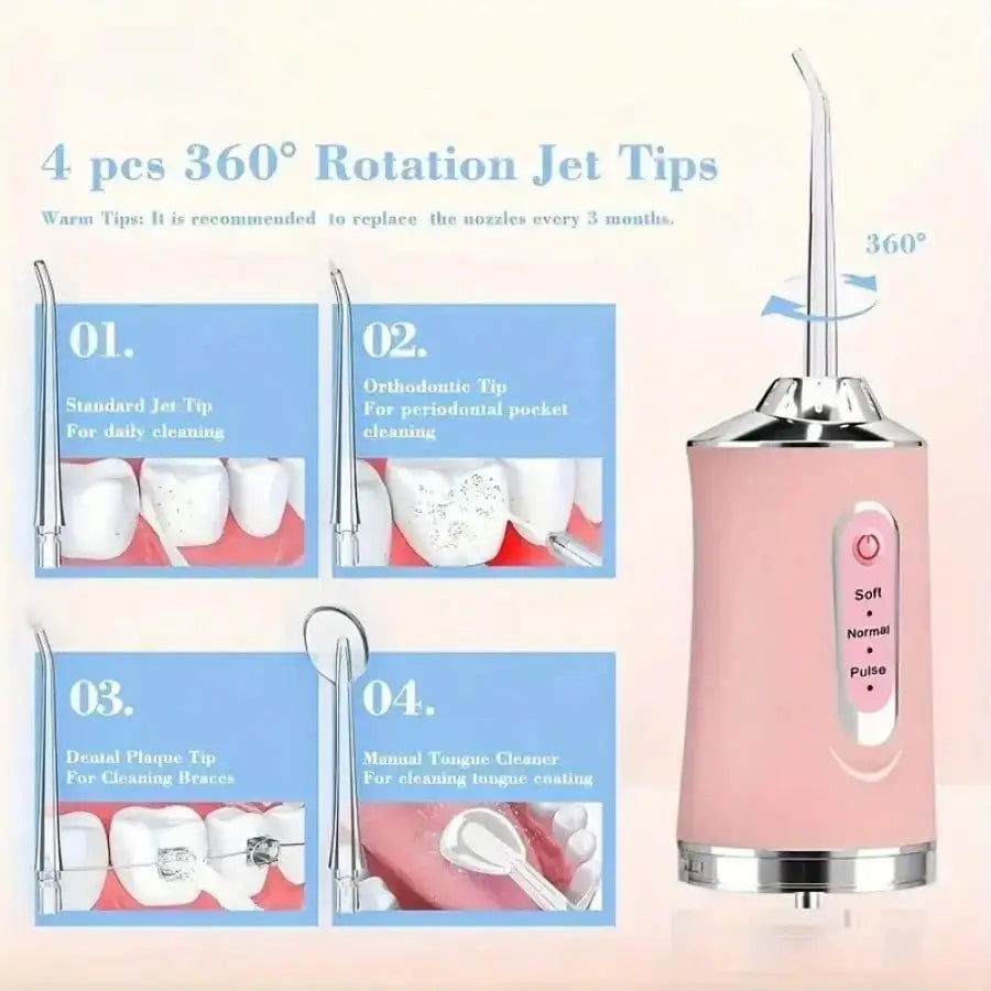 Electric Water Flosser with Smart Pressure Control