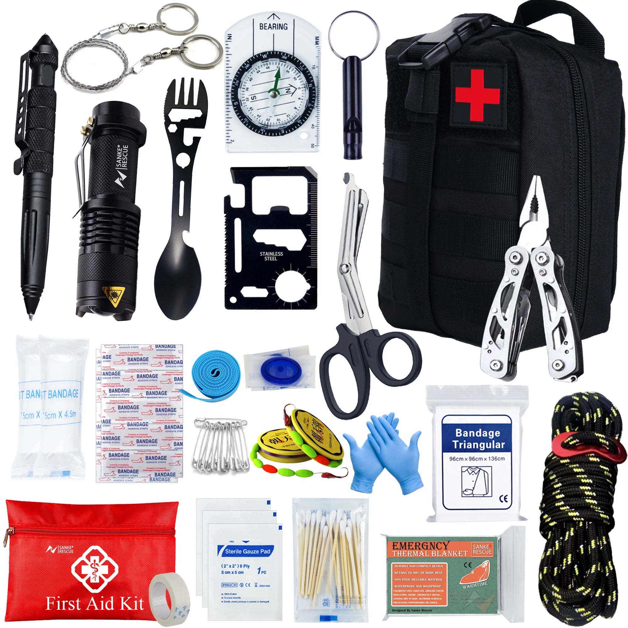 MOLLE Survival First Aid Kit – Full Emergency Set