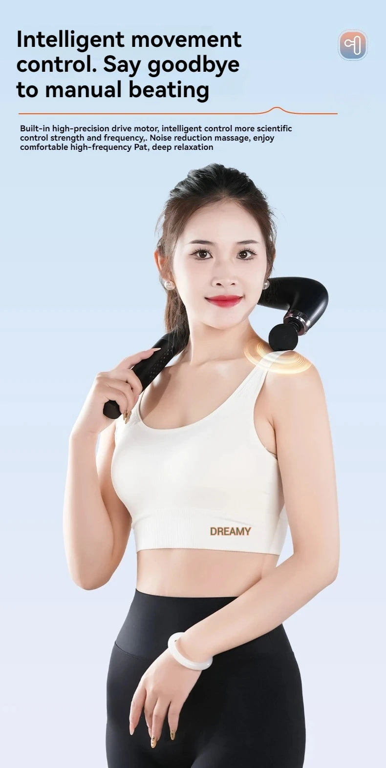 Smart Rechargeable Handheld Massage Gun