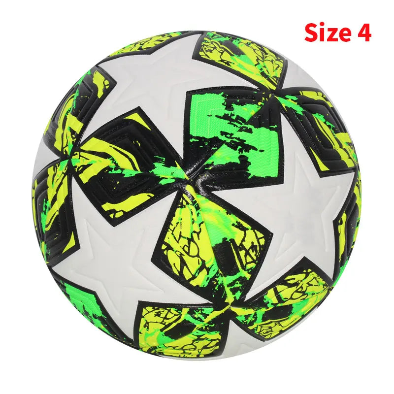 Size 4/5 PU Seamless Soccer Ball – Match & Training