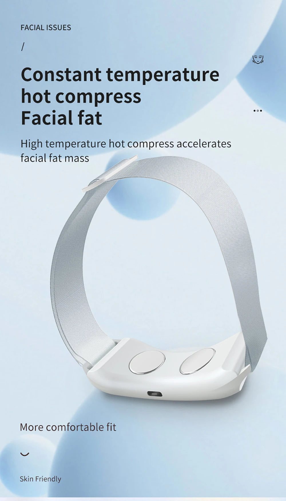 EMS V-Face Lifting Massager – Microcurrent Facial Toning Device