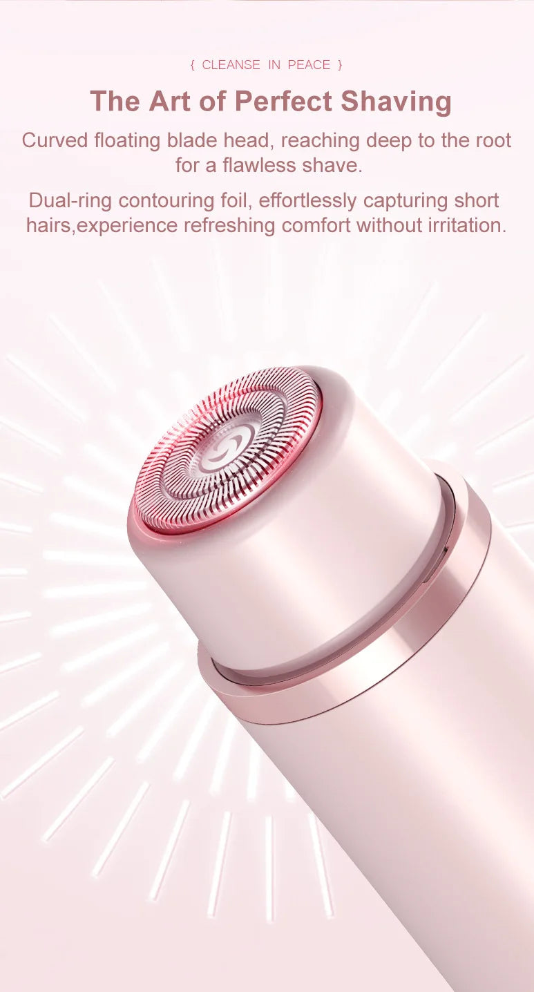 2-in-1 Electric Razor & Bikini Trimmer for Women
