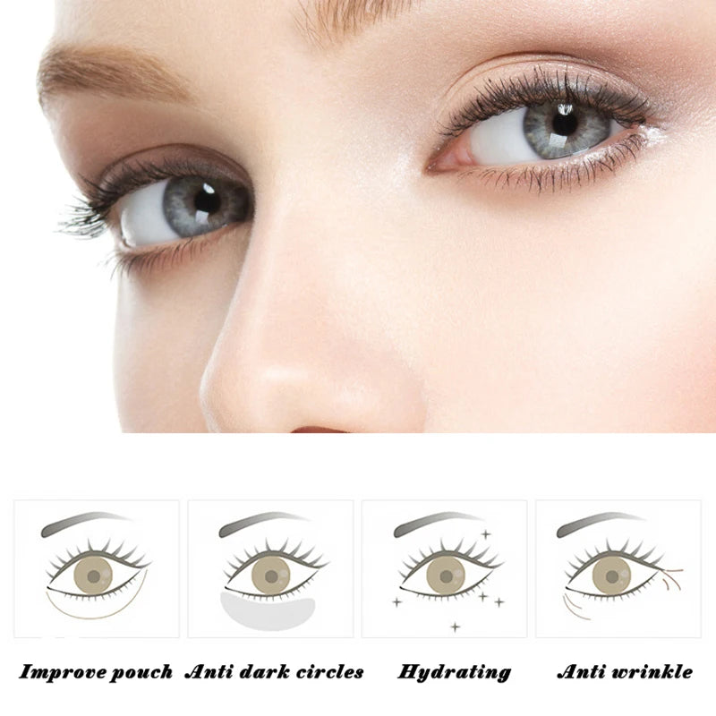 60pcs Gold Collagen Moisturizing Eye Masks