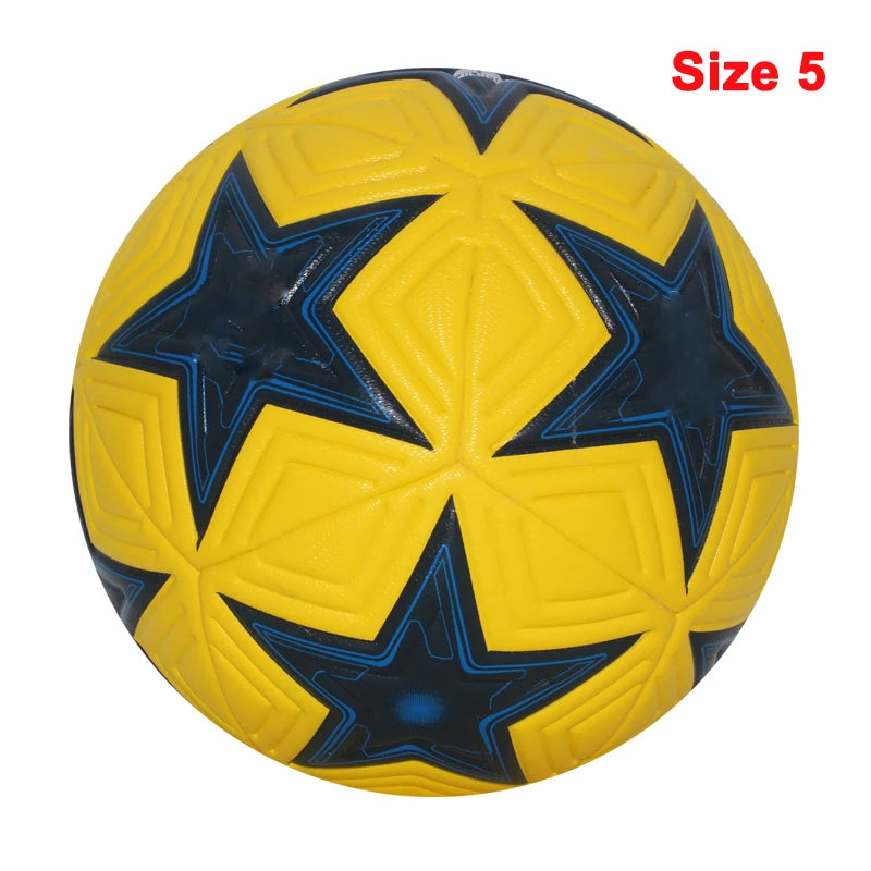 Size 4/5 PU Seamless Soccer Ball – Match & Training
