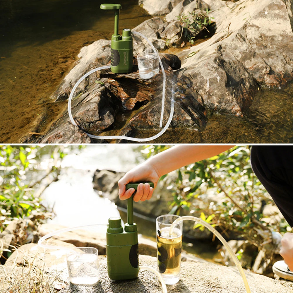 Portable Outdoor Water Filter for Camping & Survival