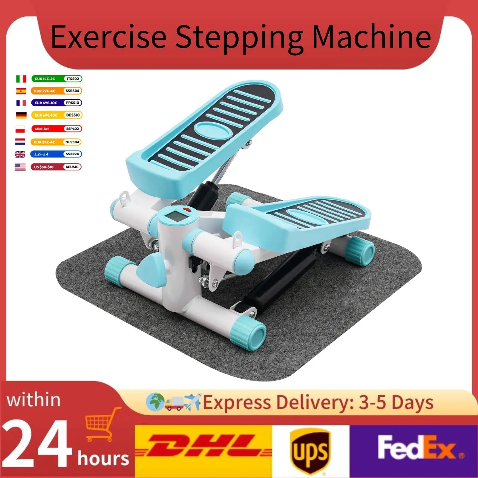 Mini Fitness Stepper for Home & Office