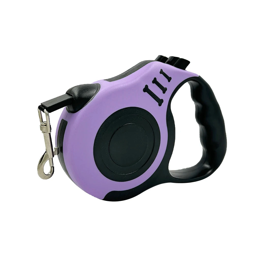 3m/5m Retractable Dog Leash for Small & Medium Pets