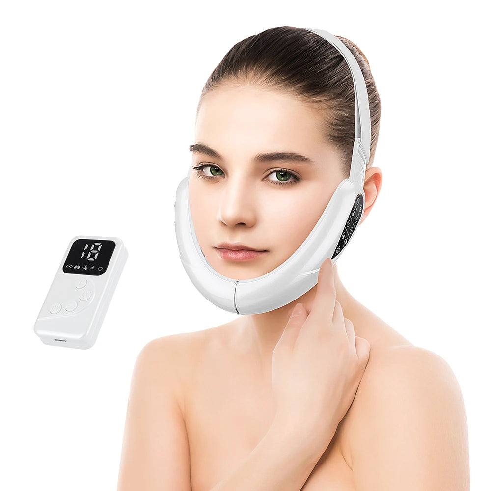 Rechargeable V-Face Lifting Massager with LED Display