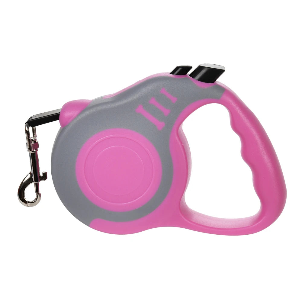 3m/5m Retractable Dog Leash for Small & Medium Pets