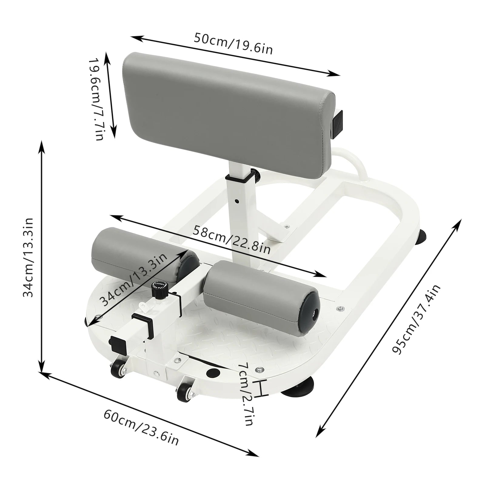 Multifunction Deep Squat Bench Workout Station