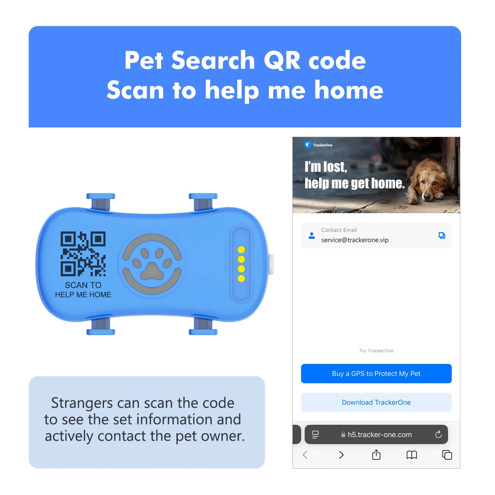4G GPS Pet Tracker for Dogs & Cats
