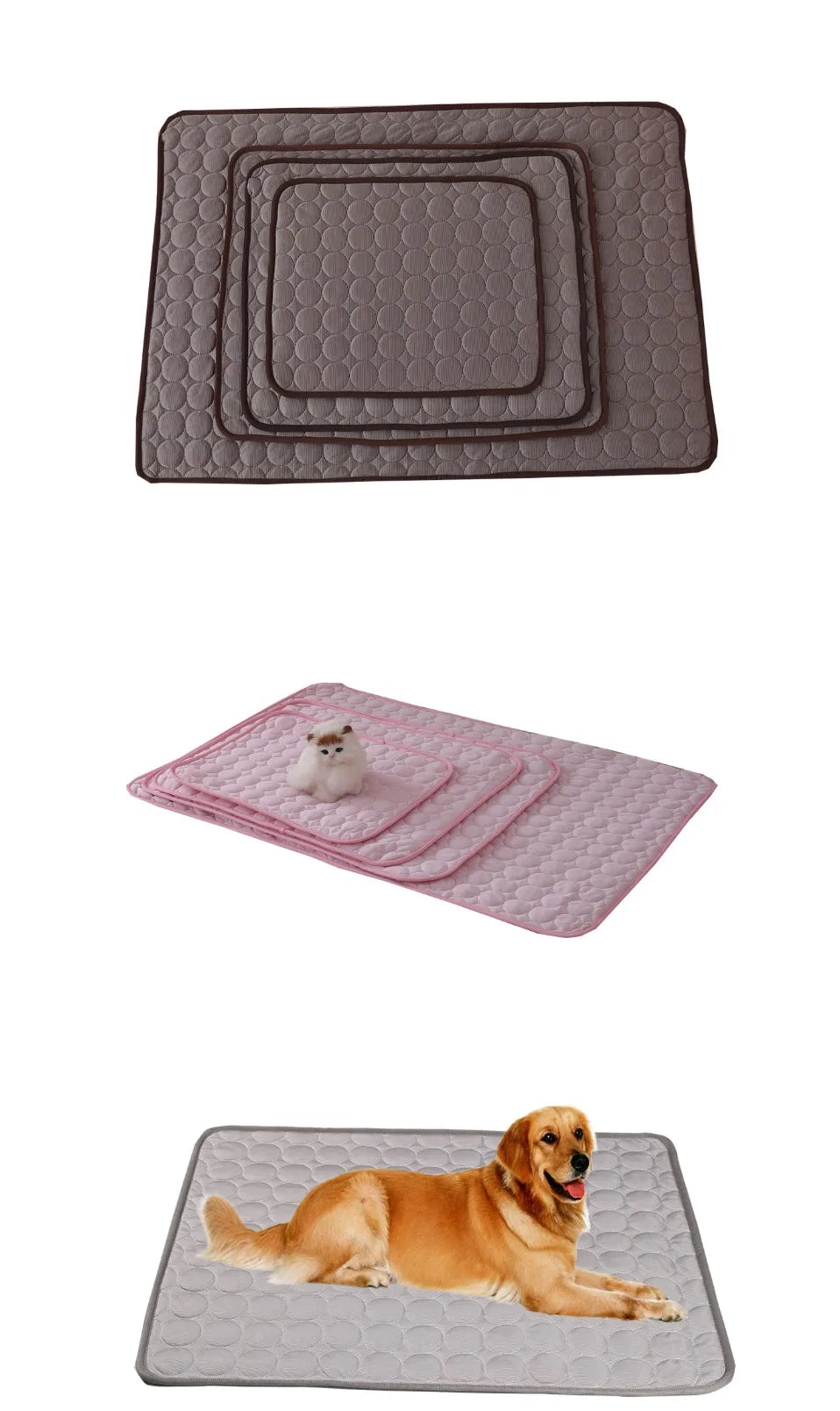 Extra Large Dog Cooling Mat – Summer Pet Ice Pad for Dogs & Cats