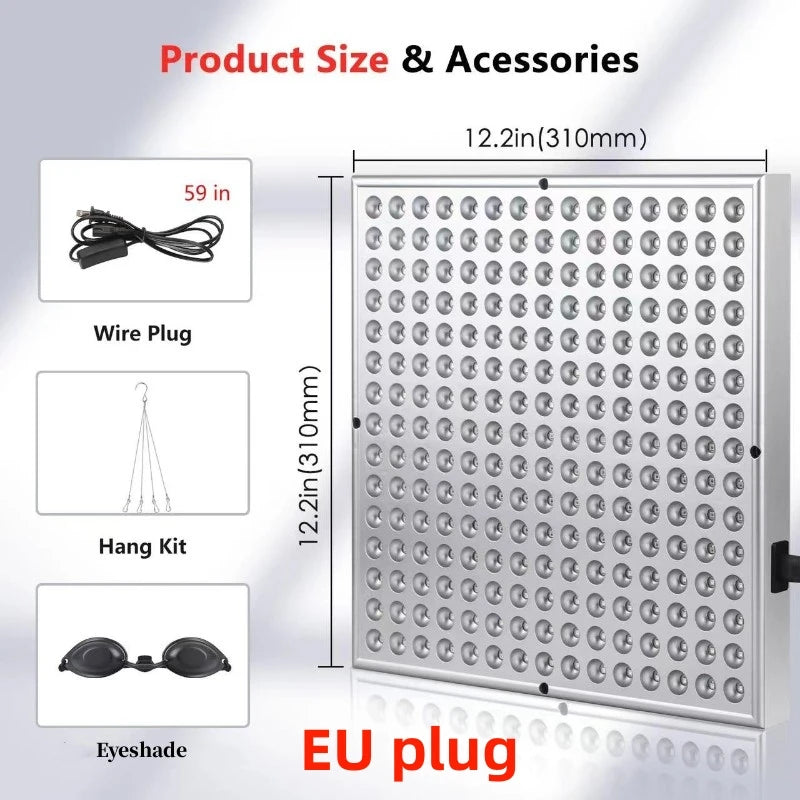225 LED Red Light Therapy Panel for Face & Body