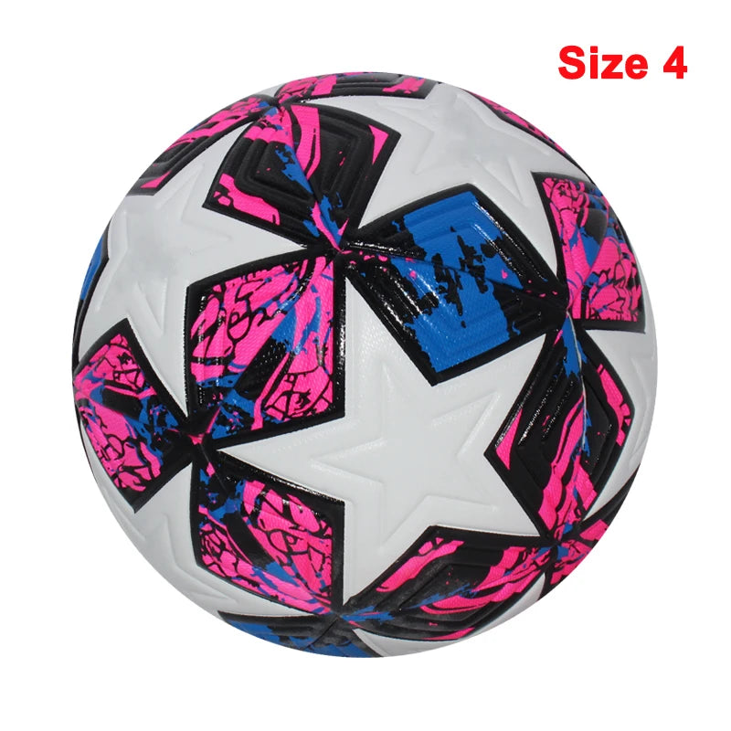 Size 4/5 PU Seamless Soccer Ball – Match & Training