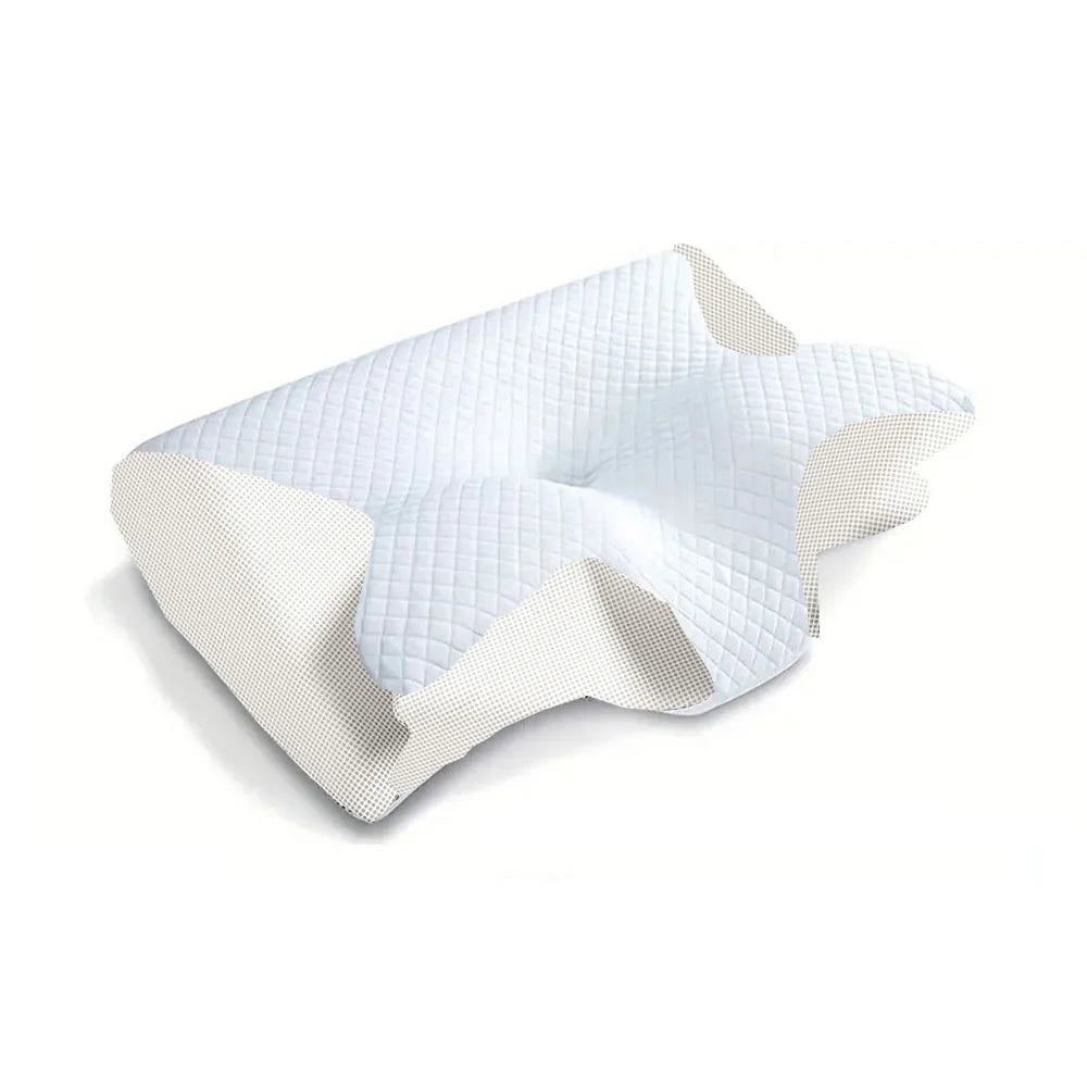 2-in-1 Memory Foam Cervical Neck Pillow