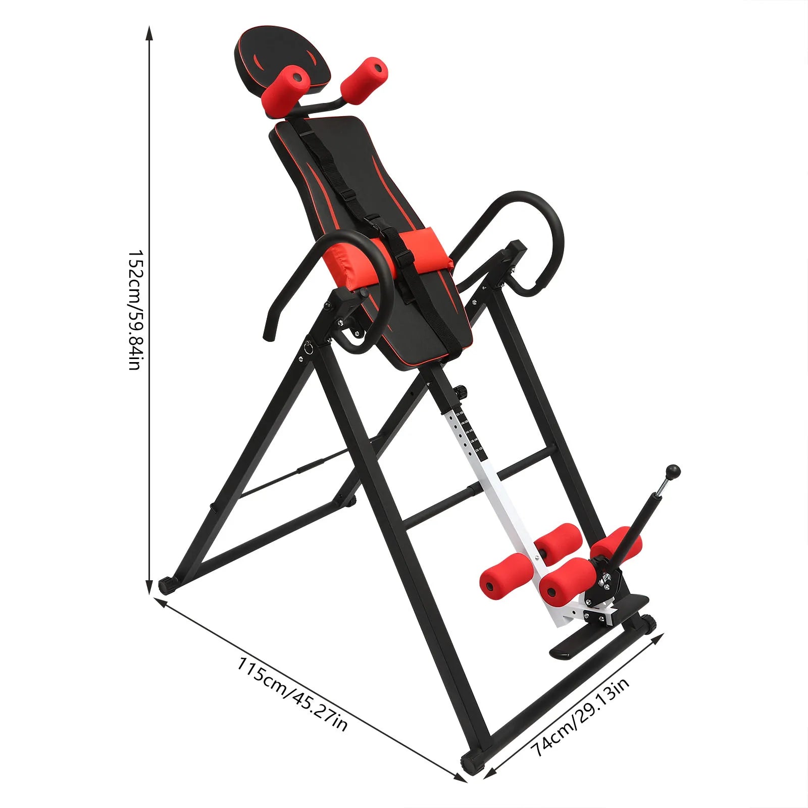 Foldable Inversion Table for Back Relief