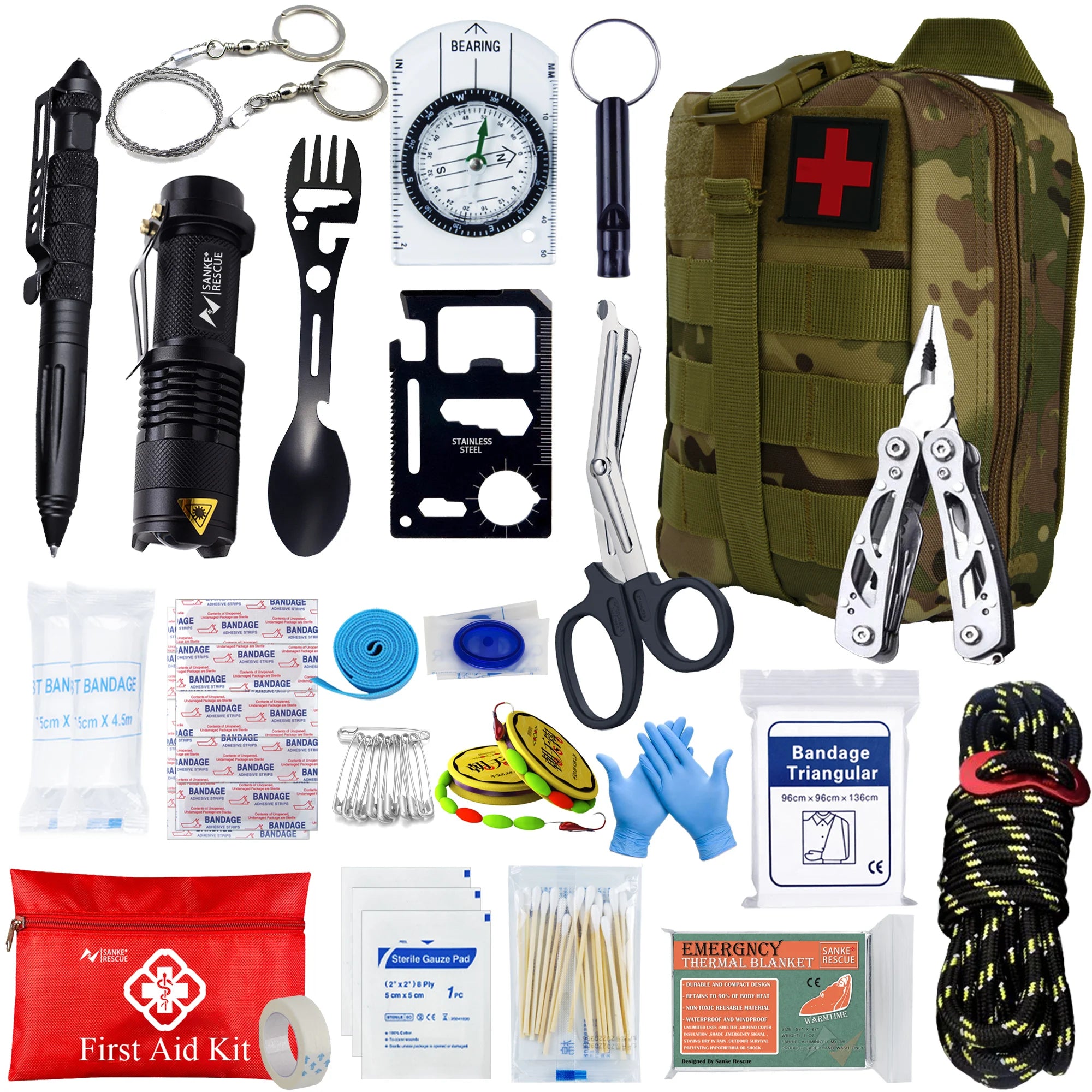 MOLLE Survival First Aid Kit – Full Emergency Set