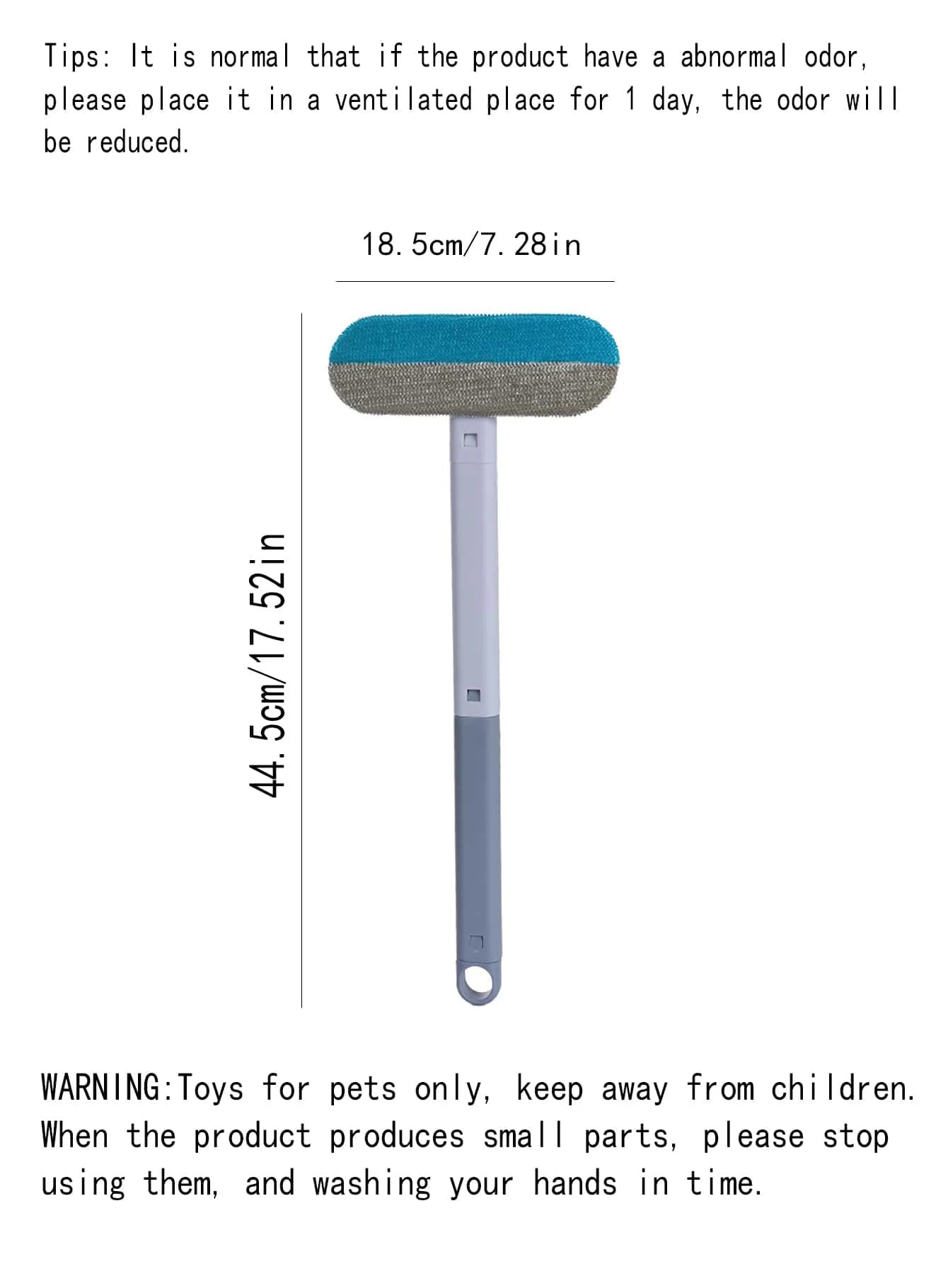 Long Handle Pet Hair Remover & Cleaning Brush
