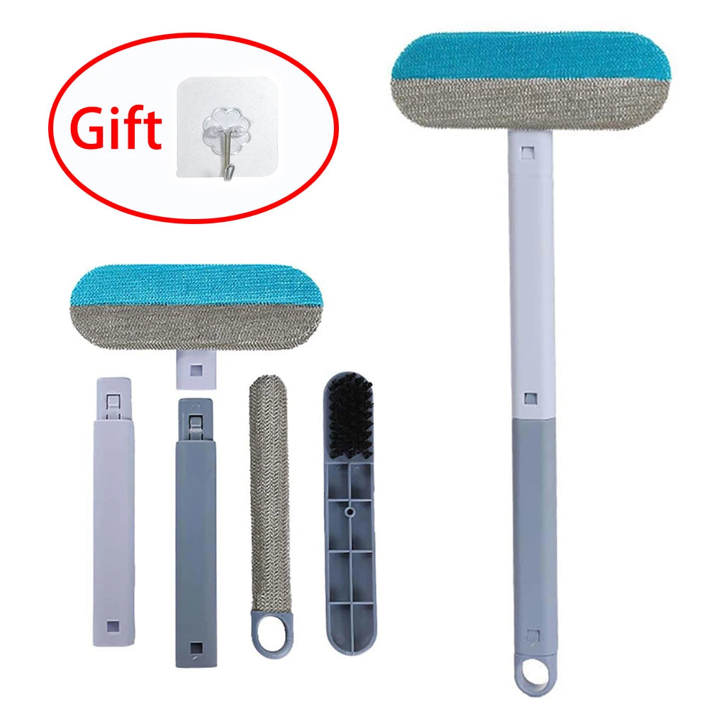 Long Handle Pet Hair Remover & Cleaning Brush
