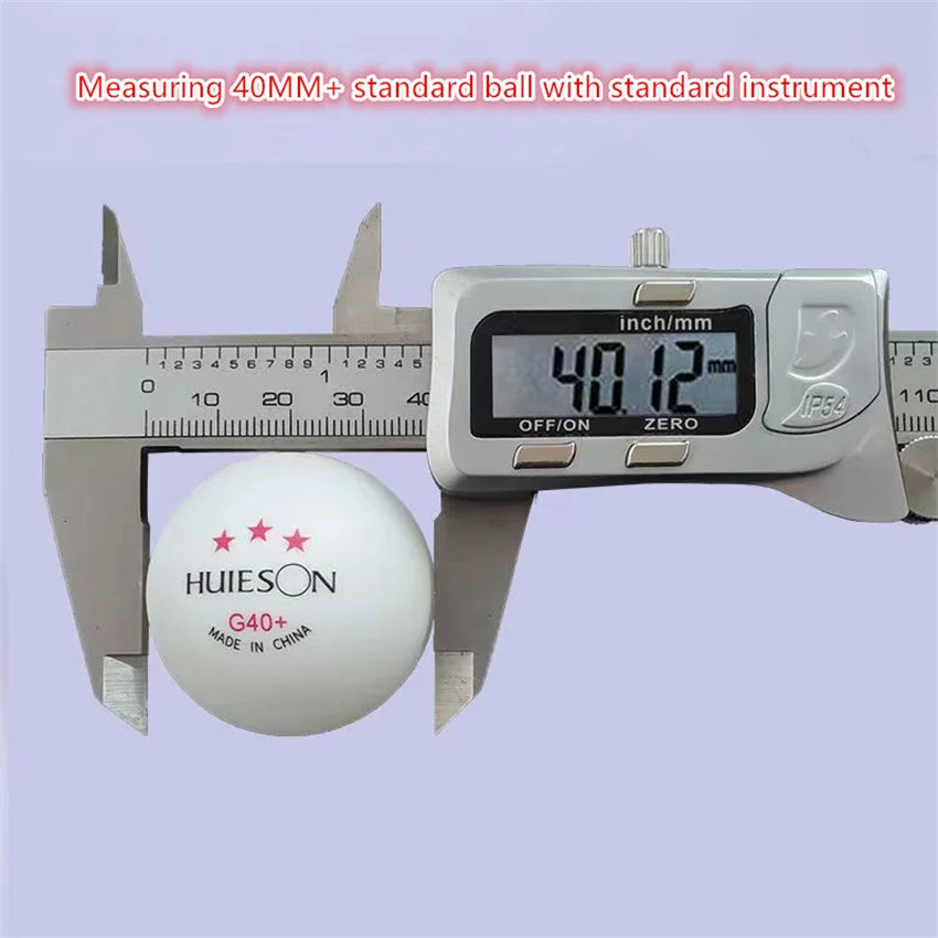 Huieson 3-Star ABS 40+ Ping Pong Balls (20–100pcs)