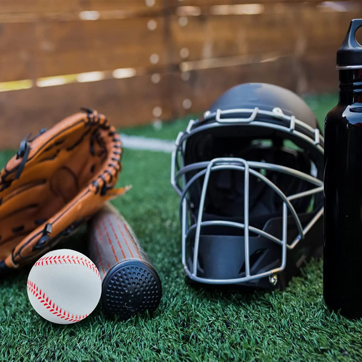 No. 9 Handmade Training Baseball – White Safety Ball