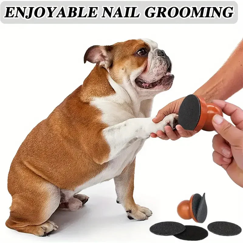 Wooden Dog Nail File Scratching Board