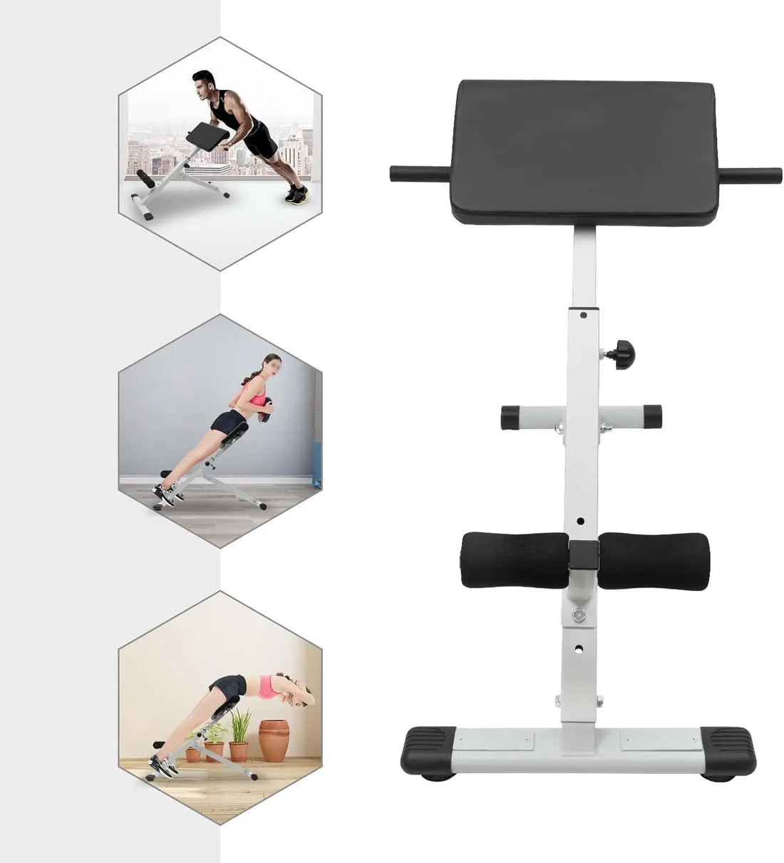 Adjustable Roman Chair Back Extension Bench