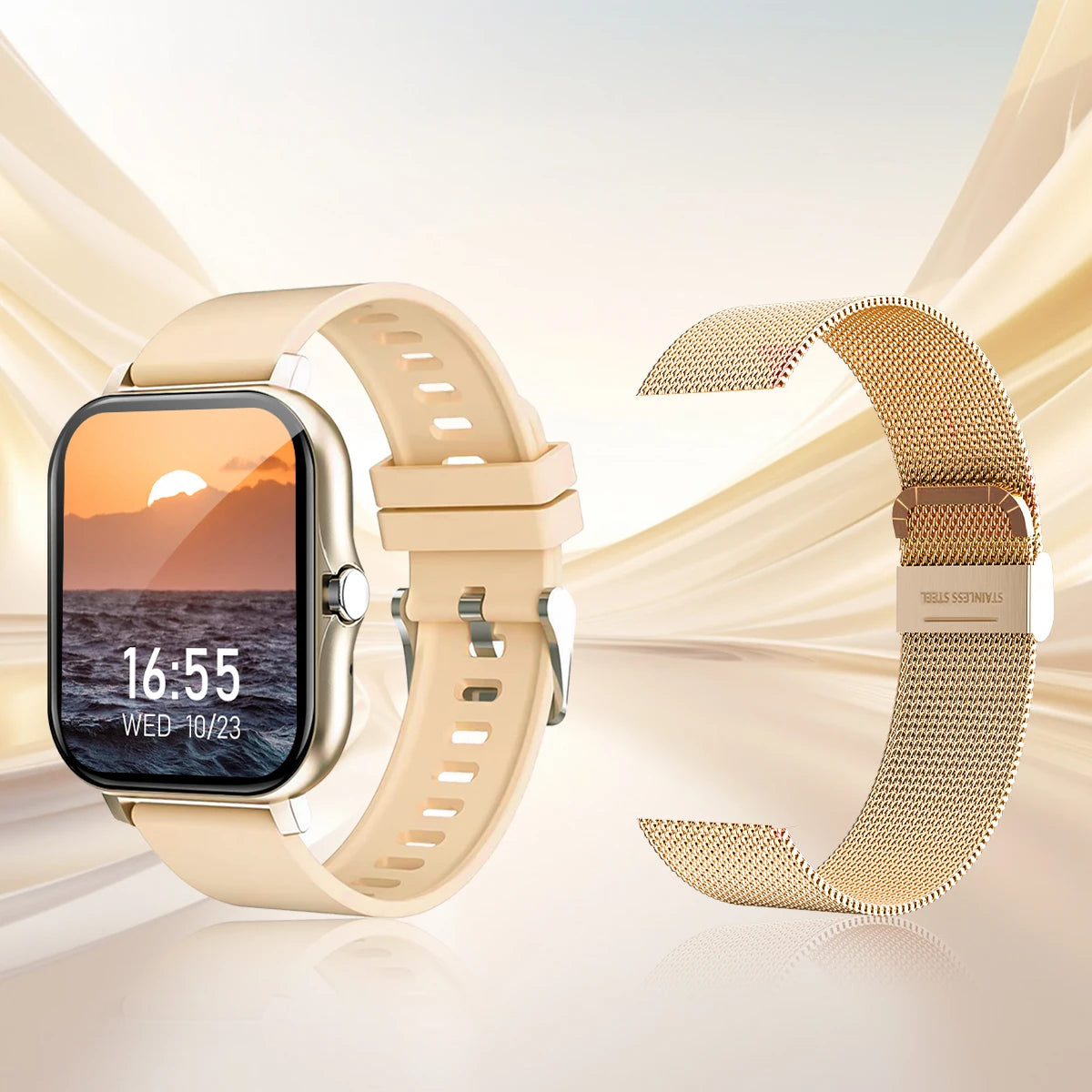Smartwatch with Wireless Calling & Fitness Monitoring