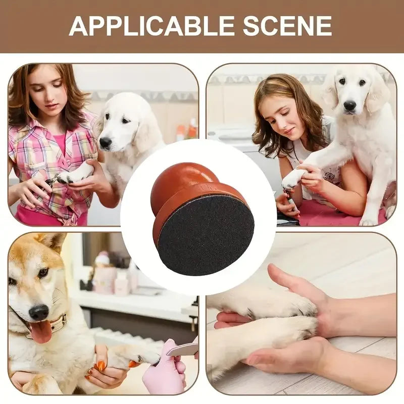 Wooden Dog Nail File Scratching Board