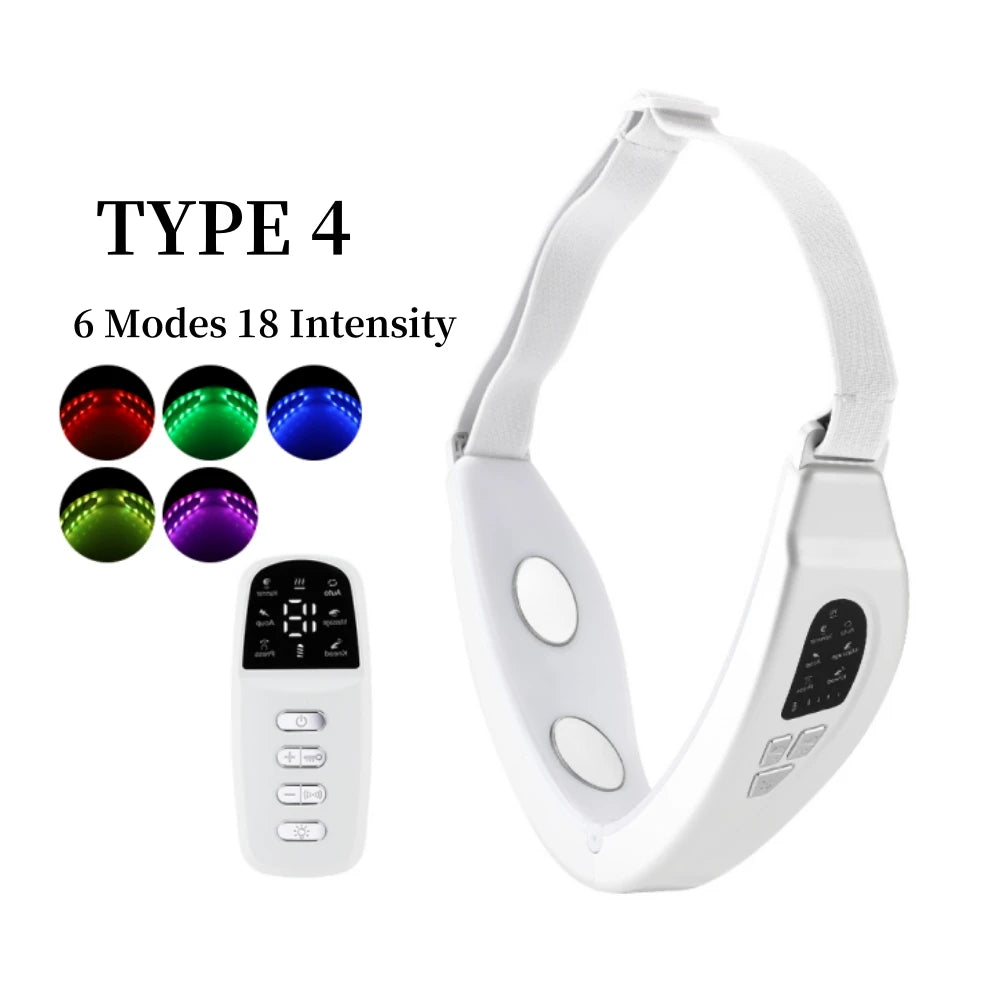 Red Light V-Face Lifting Massager with Remote