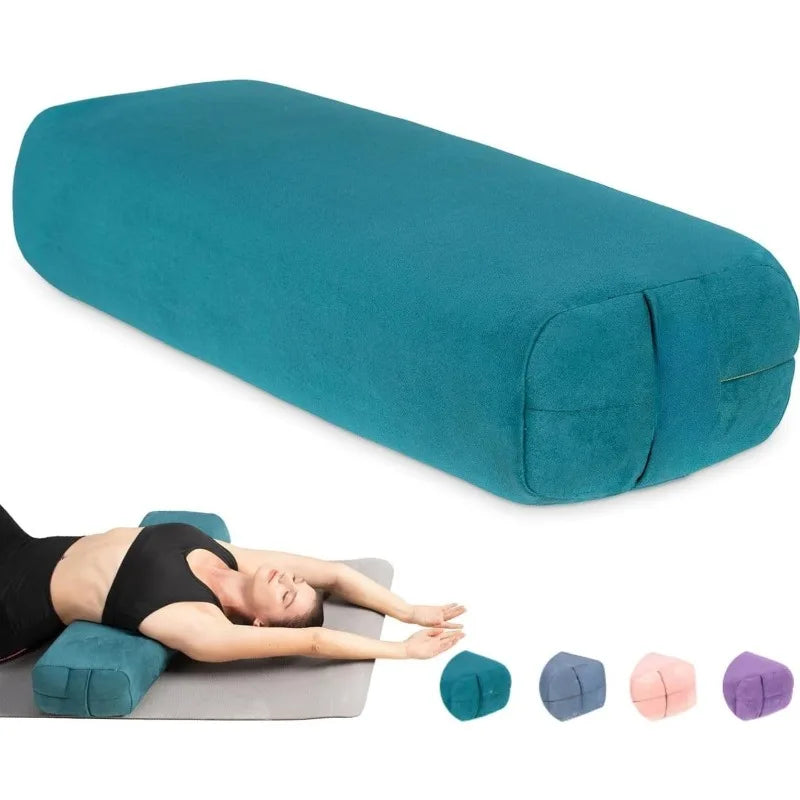 Triple-Layer Yoga Bolster Pillow for Support & Meditation