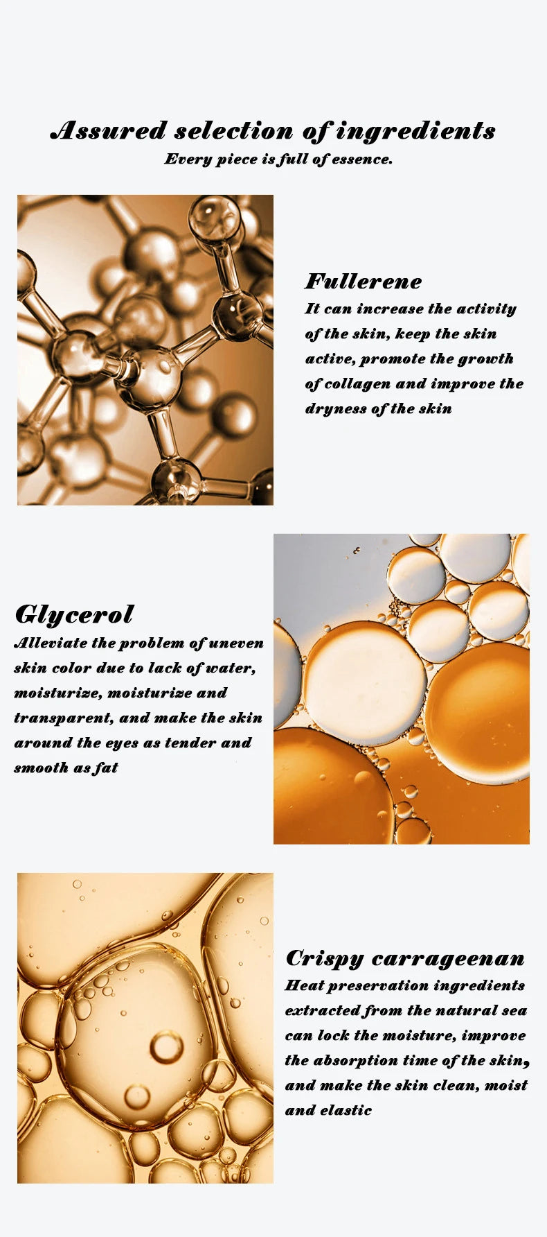 60pcs Gold Collagen Moisturizing Eye Masks