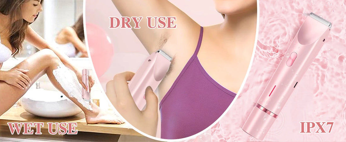 2-in-1 Electric Razor & Bikini Trimmer for Women