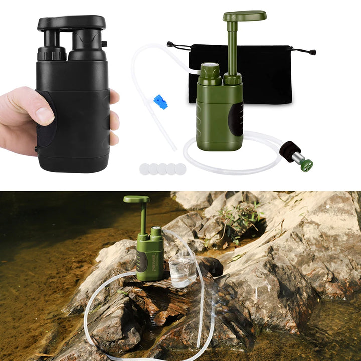 Portable Outdoor Water Filter for Camping & Survival