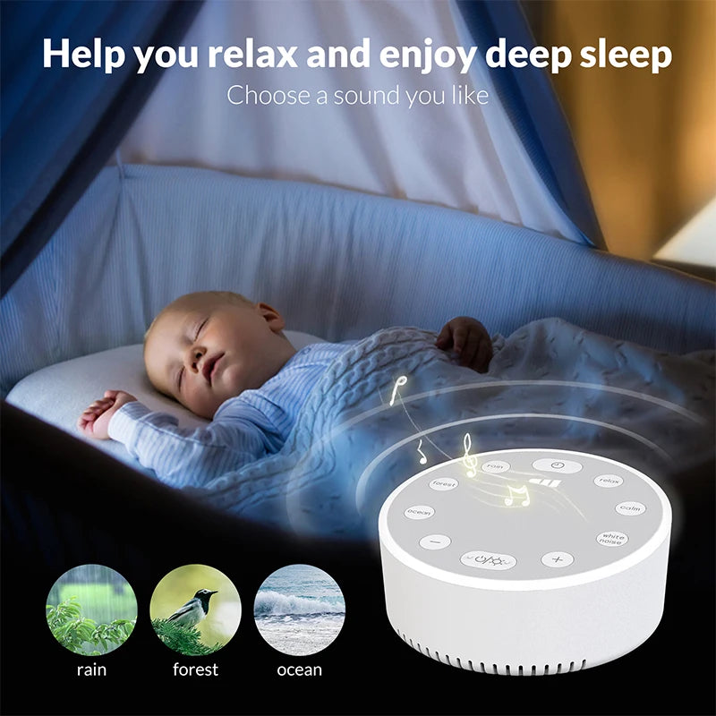 Intelligent White Noise Speaker with Ambient Light