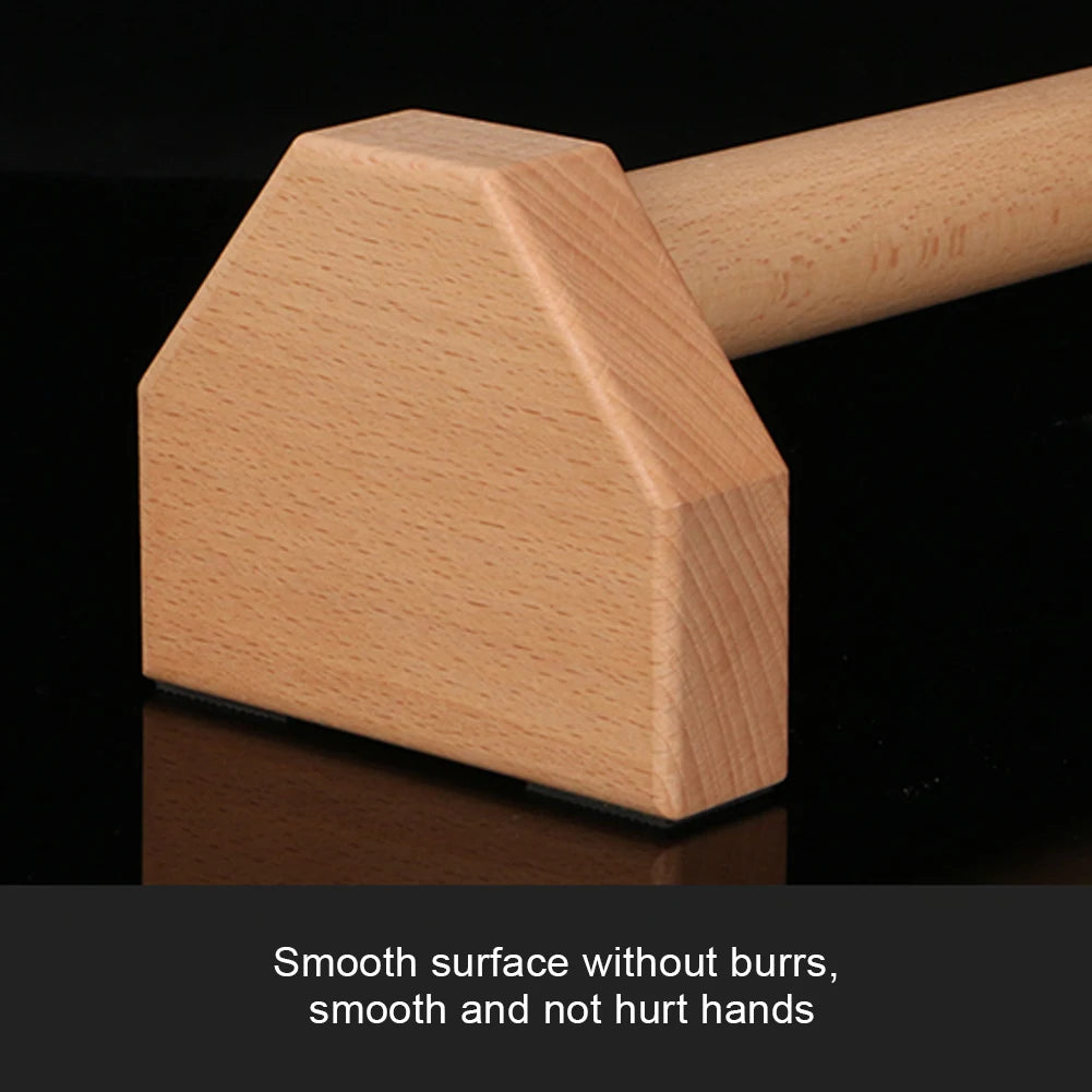 Wooden Push-Up Bars with Non-Slip Base