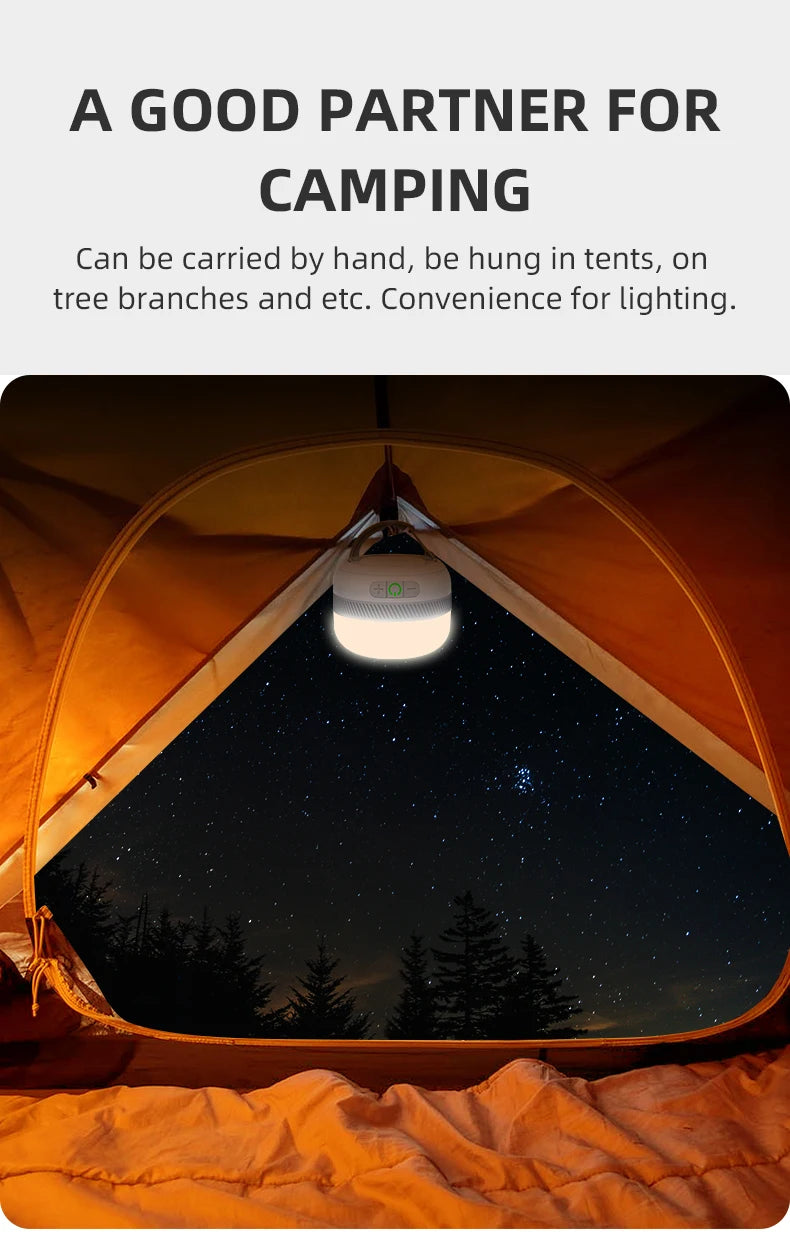 LV10 Rechargeable Outdoor LED Camping Lantern