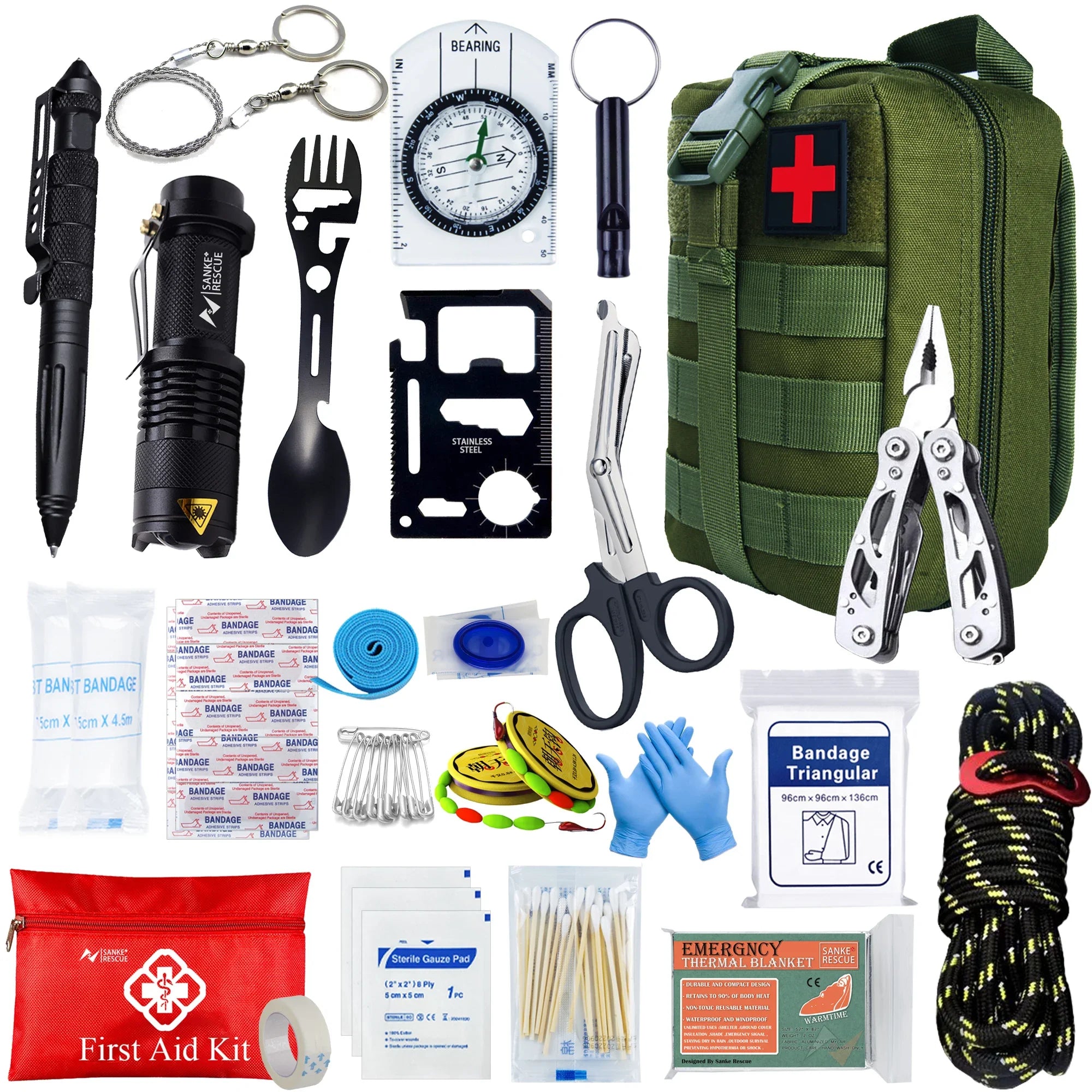 MOLLE Survival First Aid Kit – Full Emergency Set