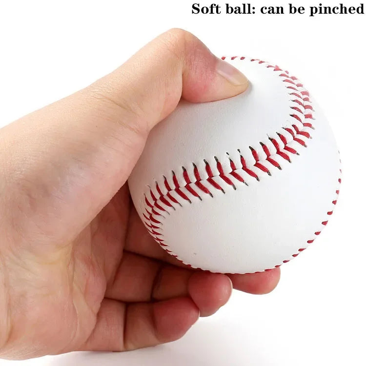 No. 9 Handmade Training Baseball – White Safety Ball