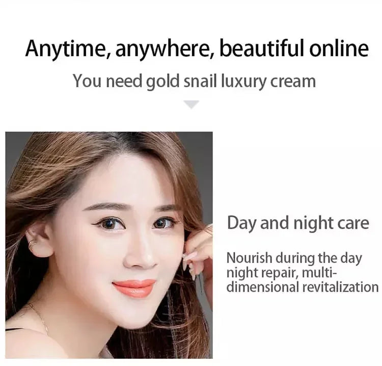 24K Gold Snail Collagen Moisturizing Cream